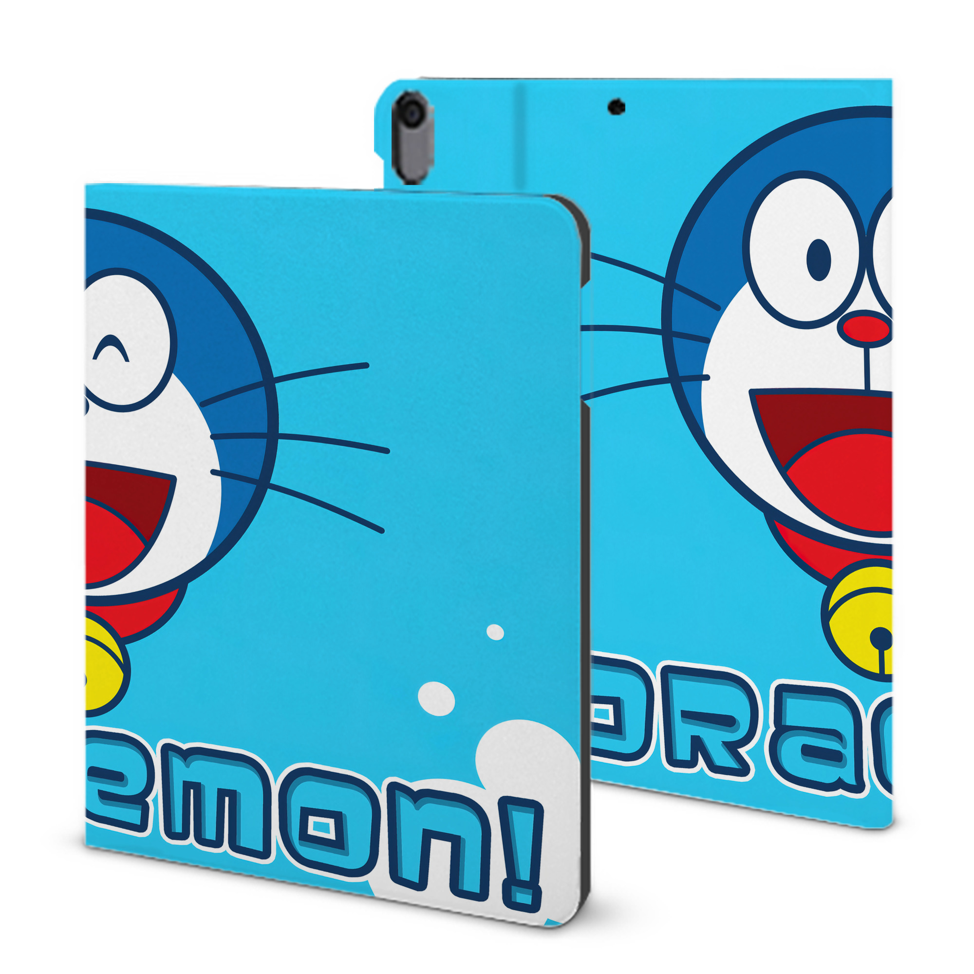 （画像用） ドラえもん Doraemon IPad ケース ブック型 PUレザー TPU 耐衝撃 軽量 薄型 ペン収納なし 全面保護 IPad 各モデル対応